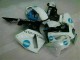 2005-2006 White Blue Honda CBR600RR Motorcyle Fairings Canada 2005-2006 White Blue Honda CBR600RR Motorcyle Fairings Canada