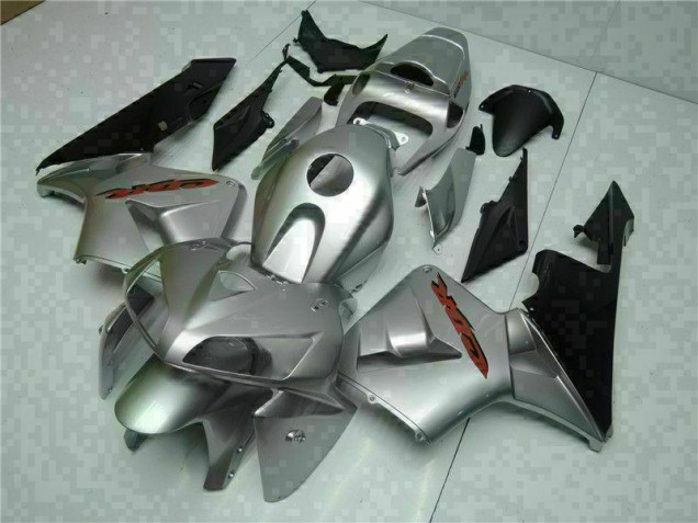 2005-2006 Silver Honda CBR600RR Bike Fairing Kit Canada 2005-2006 Silver Honda CBR600RR Bike Fairing Kit Canada