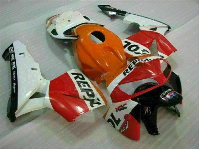 2005-2006 Orange Black Repsol Honda CBR600RR Motorcycle Bodywork Canada 2005-2006 Orange Black Repsol Honda CBR600RR Motorcycle Bodywork Canada