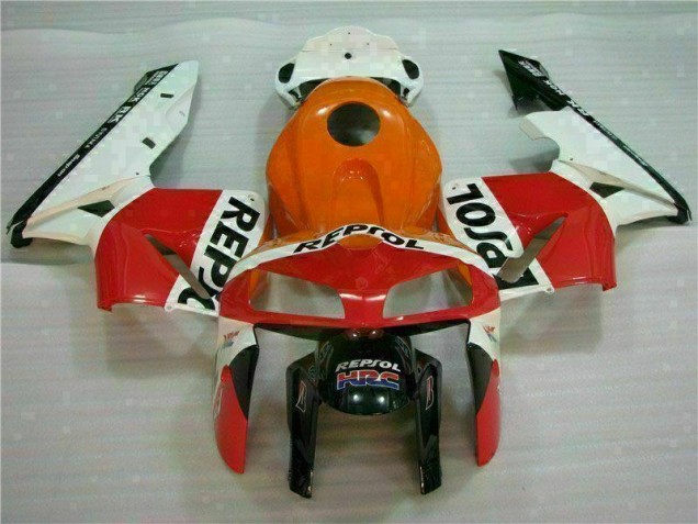 2005-2006 Orange Black Repsol Honda CBR600RR Motorcycle Bodywork Canada 2005-2006 Orange Black Repsol Honda CBR600RR Motorcycle Bodywork Canada