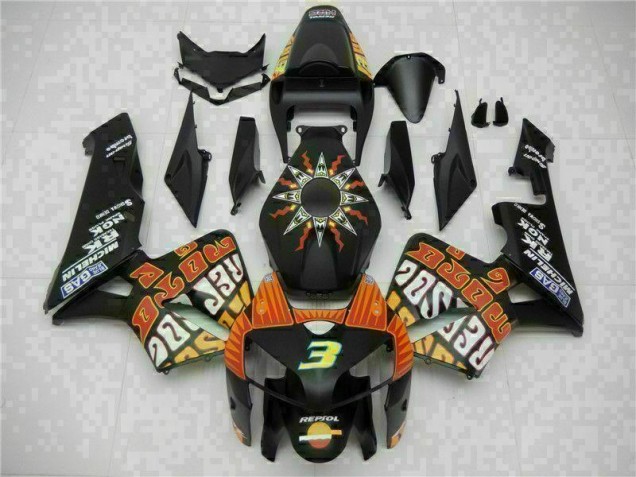 2005-2006 Black Honda CBR600RR Motorbike Fairing Canada 2005-2006 Black Honda CBR600RR Motorbike Fairing Canada