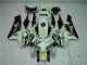 2005-2006 White Yellow Green 52 Honda CBR600RR Motorcycle Bodywork Canada 2005-2006 White Yellow Green 52 Honda CBR600RR Motorcycle Bodywork Canada