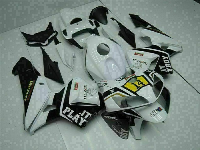 2005-2006 White Playboy 14 Honda CBR600RR Motorcycle Replacement Fairings Canada 2005-2006 White Playboy 14 Honda CBR600RR Motorcycle Replacement Fairings Canada