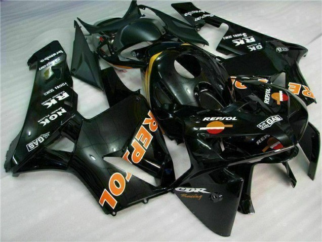 2005-2006 Black Repsol Honda CBR600RR Motorcylce Fairings Canada 2005-2006 Black Repsol Honda CBR600RR Motorcylce Fairings Canada
