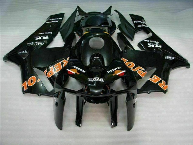 2005-2006 Black Repsol Honda CBR600RR Motorcylce Fairings Canada 2005-2006 Black Repsol Honda CBR600RR Motorcylce Fairings Canada