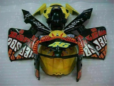 2005-2006 Black Red Yellow 46 Honda CBR600RR Motorcycle Fairing Canada