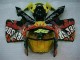 2005-2006 Black Red Yellow 46 Honda CBR600RR Motorcycle Fairing Canada 2005-2006 Black Red Yellow 46 Honda CBR600RR Motorcycle Fairing Canada