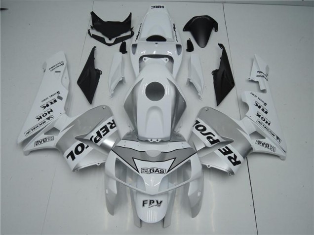 2005-2006 White Silver Black Repsol Honda CBR600RR Motorbike Fairing Canada 2005-2006 White Silver Black Repsol Honda CBR600RR Motorbike Fairing Canada