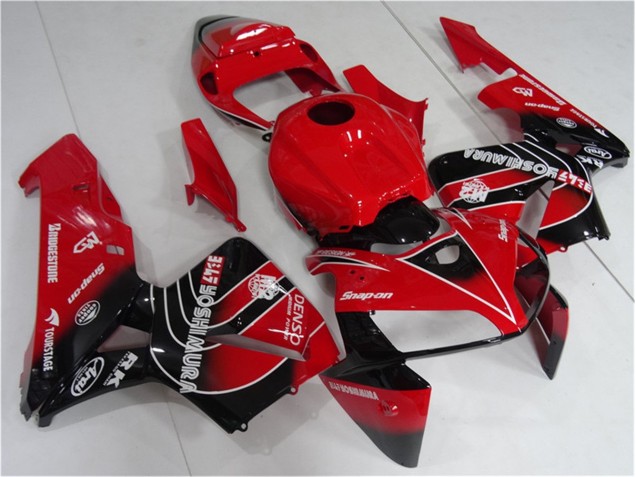 2005-2006 Red Black Honda CBR600RR Motorcycle Fairing Kit Canada 2005-2006 Red Black Honda CBR600RR Motorcycle Fairing Kit Canada
