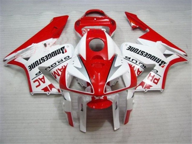 2005-2006 Red White Honda CBR600RR Bike Fairings Canada 2005-2006 Red White Honda CBR600RR Bike Fairings Canada