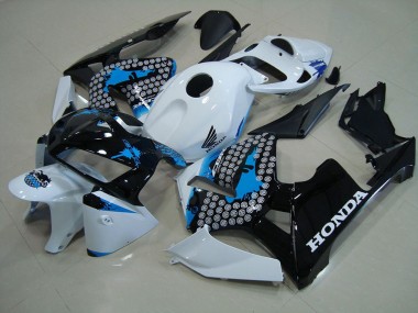 2005-2006 Matte Black with Red Sticker Honda CBR600RR Motorcyle Fairings Canada