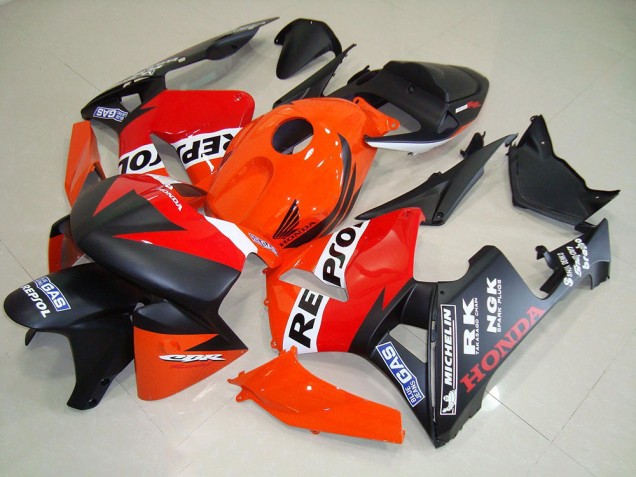 2005-2006 Matte Black Repsol Race Honda CBR600RR Motorcycle Fairing Kit Canada 2005-2006 Matte Black Repsol Race Honda CBR600RR Motorcycle Fairing Kit Canada