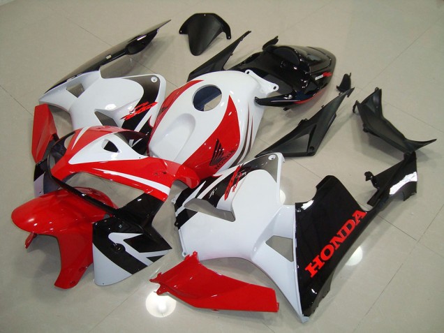 2005-2006 Red White Black Honda CBR600RR Motorcylce Fairings Canada 2005-2006 Red White Black Honda CBR600RR Motorcylce Fairings Canada