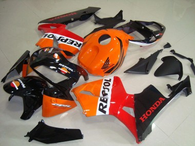 2005-2006 Repsol Honda CBR600RR Motorcycle Fairings Bodywork Canada