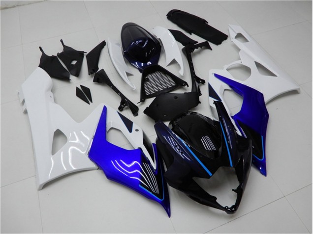 2005-2006 Blue White Suzuki GSXR 1000 Motorcycle Fairing Kits Canada 2005-2006 Blue White Suzuki GSXR 1000 Motorcycle Fairing Kits Canada