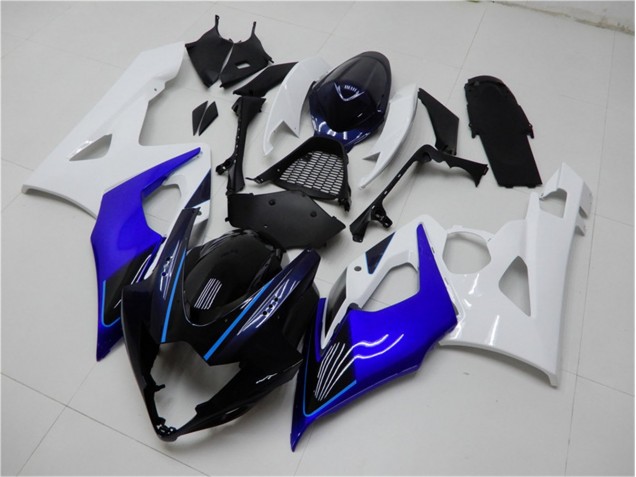 2005-2006 Blue White Suzuki GSXR 1000 Motorcycle Fairing Kits Canada 2005-2006 Blue White Suzuki GSXR 1000 Motorcycle Fairing Kits Canada