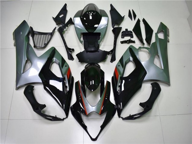 2005-2006 Black Silver Suzuki GSXR 1000 Motorcycle Fairing Kit Canada 2005-2006 Black Silver Suzuki GSXR 1000 Motorcycle Fairing Kit Canada