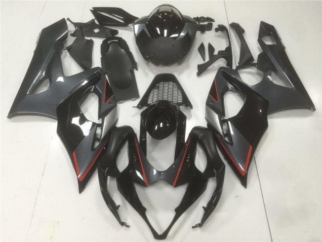 2005-2006 Black Grey Suzuki GSXR 1000 Moto Fairings Canada 2005-2006 Black Grey Suzuki GSXR 1000 Moto Fairings Canada