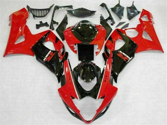 2005-2006 Red Black Suzuki GSXR 1000 Motorcycle Fairings Canada 2005-2006 Red Black Suzuki GSXR 1000 Motorcycle Fairings Canada