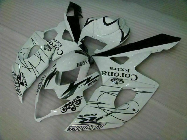 2005-2006 White Suzuki GSXR 1000 Motorbike Fairing Kits Canada 2005-2006 White Suzuki GSXR 1000 Motorbike Fairing Kits Canada