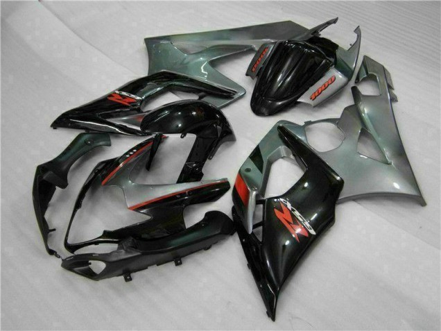 2005-2006 Grey Black Suzuki GSXR 1000 Motorcyle Fairings Canada 2005-2006 Grey Black Suzuki GSXR 1000 Motorcyle Fairings Canada