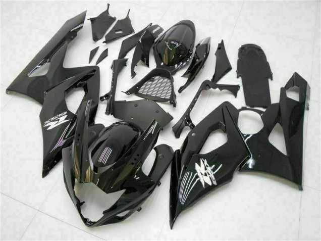 2005-2006 Glossy Black Suzuki GSXR 1000 Motor Fairings Canada