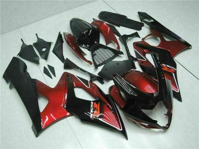 2005-2006 Red Black Suzuki GSXR 1000 Motorcycle Fairings & Bodywork Canada 2005-2006 Red Black Suzuki GSXR 1000 Motorcycle Fairings & Bodywork Canada