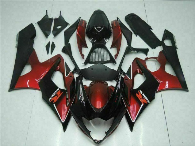 2005-2006 Red Black Suzuki GSXR 1000 Motorcycle Fairings & Bodywork Canada 2005-2006 Red Black Suzuki GSXR 1000 Motorcycle Fairings & Bodywork Canada