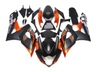 2005-2006 Black Orange Suzuki GSXR 1000 Motorbike Fairing Canada