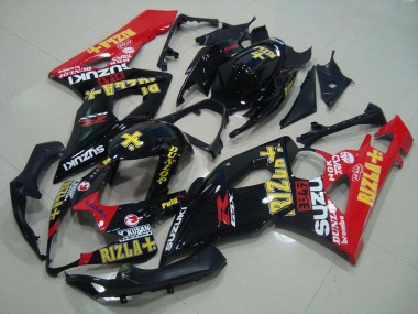 2005-2006 Black Red Rizla Suzuki GSXR 1000 Motorcycle Replacement Fairings Canada