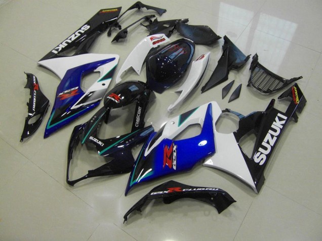 2005-2006 Blue White Suzuki GSXR 1000 Motorcycle Fairings Kit Canada 2005-2006 Blue White Suzuki GSXR 1000 Motorcycle Fairings Kit Canada