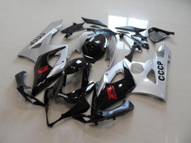2005-2006 Silver Black Suzuki GSXR 1000 Moto Fairings Canada