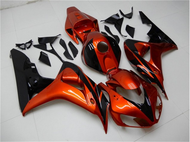 2006-2007 Orange Black Honda CBR1000RR Motorcycle Fairings Kit Canada 2006-2007 Orange Black Honda CBR1000RR Motorcycle Fairings Kit Canada