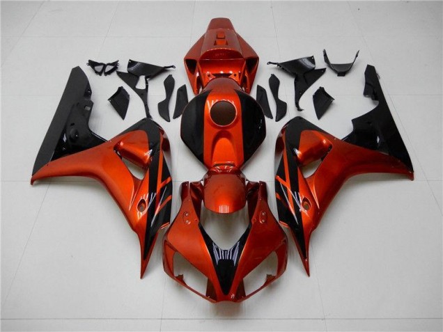 2006-2007 Orange Black Honda CBR1000RR Motorcycle Fairings Kit Canada 2006-2007 Orange Black Honda CBR1000RR Motorcycle Fairings Kit Canada