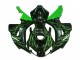 2006-2007 Green Flame Black Honda CBR1000RR Moto Fairings Canada 2006-2007 Green Flame Black Honda CBR1000RR Moto Fairings Canada