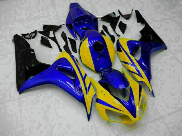 2006-2007 Blue Yellow Honda CBR1000RR Motorcycle Replacement Fairings Canada 2006-2007 Blue Yellow Honda CBR1000RR Motorcycle Replacement Fairings Canada
