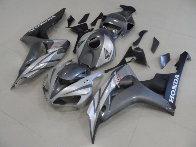 2006-2007 Grey Silver and Matte Black Honda CBR1000RR Motor Fairings Canada 2006-2007 Grey Silver and Matte Black Honda CBR1000RR Motor Fairings Canada