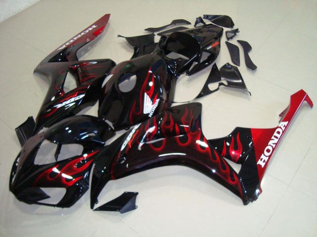 2006-2007 Red Flame Honda CBR1000RR Motorcylce Fairings Canada 2006-2007 Red Flame Honda CBR1000RR Motorcylce Fairings Canada