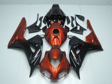 2006-2007 Orange and Black Honda CBR1000RR Motorcycle Fairing Canada