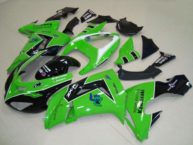 2006-2007 Green Kawasaki ZX10R Motorcycle Fairings Canada