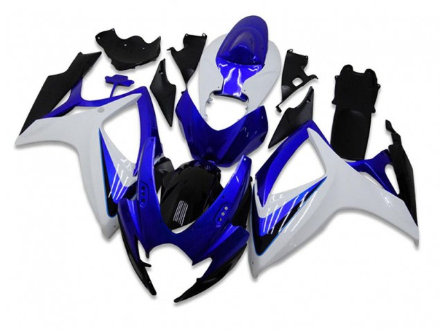 2006-2007 Blue White Suzuki GSXR 600/750 Motorbike Fairing Canada 2006-2007 Blue White Suzuki GSXR 600/750 Motorbike Fairing Canada