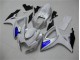 2006-2007 White Blue Suzuki GSXR 600/750 Motorcylce Fairings Canada 2006-2007 White Blue Suzuki GSXR 600/750 Motorcylce Fairings Canada