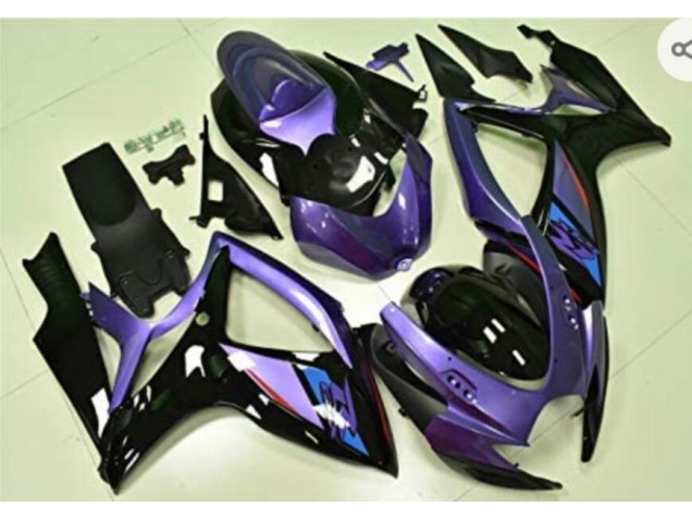 2006-2007 Purple Black Suzuki GSXR 600/750 Replacement Motorcycle Fairings Canada