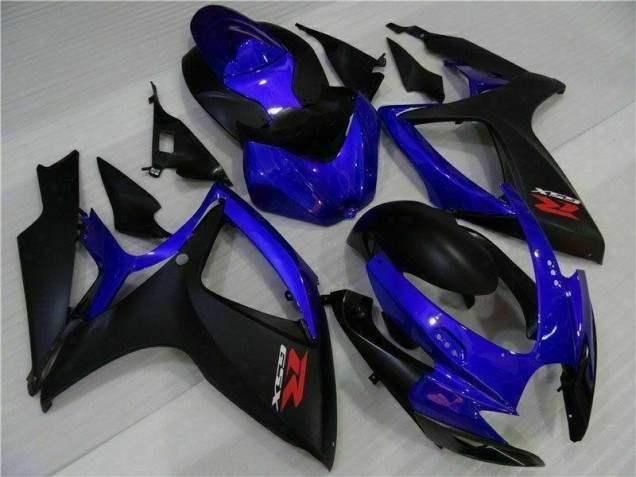 2006-2007 Blue Black Suzuki GSXR 600/750 Motorbike Fairing Kits Canada 2006-2007 Blue Black Suzuki GSXR 600/750 Motorbike Fairing Kits Canada