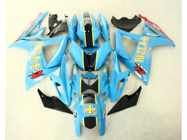 2006-2007 Blue Black Suzuki GSXR 600/750 Replacement Fairings Canada 2006-2007 Blue Black Suzuki GSXR 600/750 Replacement Fairings Canada