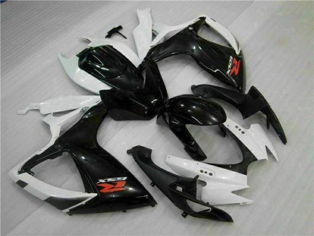 2006-2007 White Black Suzuki GSXR 600/750 Motorcycle Fairings Kit Canada 2006-2007 White Black Suzuki GSXR 600/750 Motorcycle Fairings Kit Canada