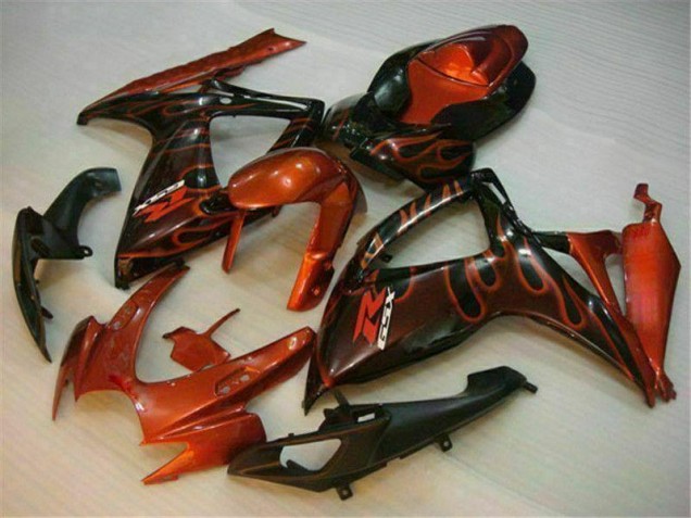 2006-2007 Red Suzuki GSXR 600/750 Motorbike Fairings Canada 2006-2007 Red Suzuki GSXR 600/750 Motorbike Fairings Canada