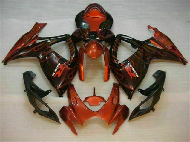 2006-2007 Red Suzuki GSXR 600/750 Motorbike Fairings Canada 2006-2007 Red Suzuki GSXR 600/750 Motorbike Fairings Canada
