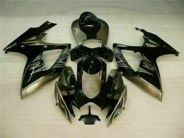 2006-2007 Black Grey Suzuki GSXR 600/750 Motorcycle Fairing Kits Canada 2006-2007 Black Grey Suzuki GSXR 600/750 Motorcycle Fairing Kits Canada