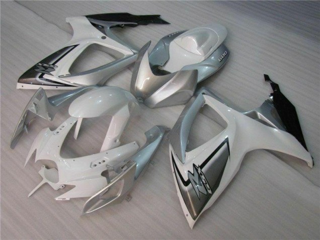 2006-2007 White Silver Suzuki GSXR 600/750 Bike Fairings Canada 2006-2007 White Silver Suzuki GSXR 600/750 Bike Fairings Canada